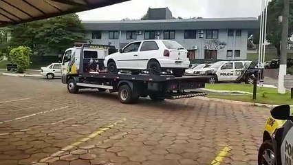 Gol furtado foi recuperado pela Polícia Militar