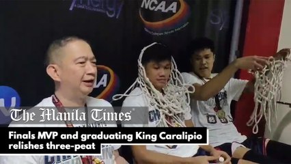 Finals MVP and graduating King Caralipio relishes three-peat
