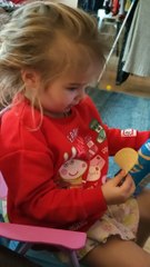 Daughter's Reaction to Salt and Vinegar Crisps