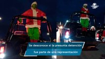 Policía salva la Navidad y detiene al Grinch en Tamaulipas