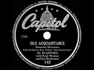 1943 Jo Stafford Old Acquaintance