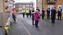 Kettering band play at Petherton Court at murder scene