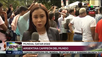 Argentina alza la copa del Mundial de Qatar 2022