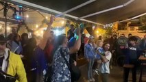 La festa dei tifosi argentini a Palermo