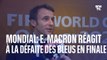 Coupe du monde au Qatar: Emmanuel Macron réagit à la défaite des Bleus en finale