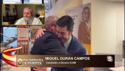  Bomba  Miguel Durán propone un año de exención de cuota al ICAM a todos los que voten el 20D