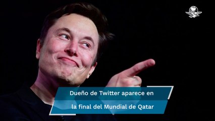 Elon Musk fue captado disfrutando la Final del Mundial de Qatar 2022