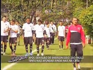São Paulo treina sob o comando de Milton Cruz