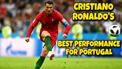 CRISTIANO RONALDO'S BEST PERFORMANCE FOR PORTUGAL