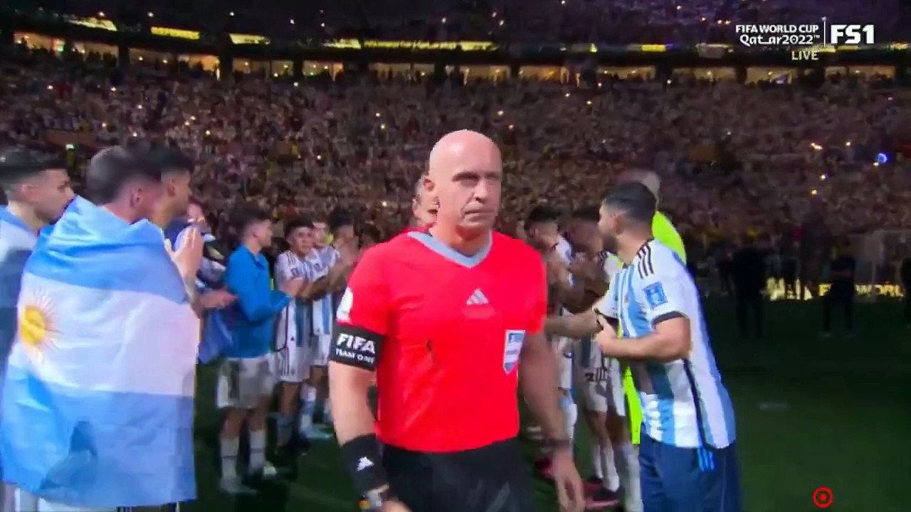 Cup awarding ceremony for the Argentina team to win the Fifa World Cup 2022 Qatar