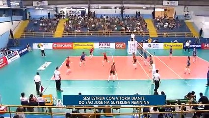 Sesi vence São José na estreia da Superliga 20142015