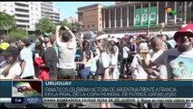 Uruguayos disfrutan la victoria de Argentina en el Mundial 2022