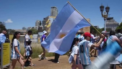 Arjantin'in 2022 FIFA Dünya Kupası şampiyonluğu İtalya'da kutlandı