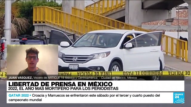 Juan Vásquez: La impunidad de los crímenes contra periodistas en México es casi total