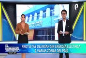 Preocupante situación: protestas en el Perú dejarían sin energía eléctrica a varias zonas del país