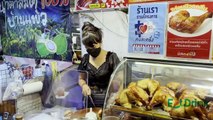 Gorgeous Thai Girl Chopping Skills _ Thai Bangkok Street Food