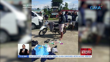 Pulis na umano'y nangholdap ng isang gasolinahan, arestado | UB