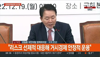 [현장연결] 당정 "내년 경제정책 중점은 위기극복과 재도약"