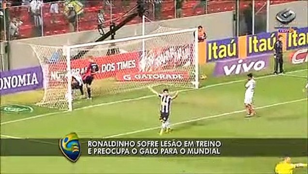 Ronaldinho tem lesão confirmada e pode ficar de fora do Mundial