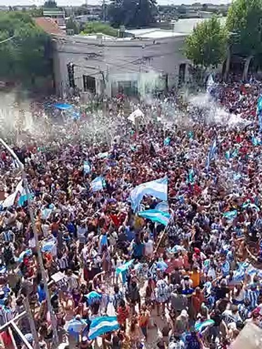 Carlos Casares festejó el triunfo de la Selección Argentina
