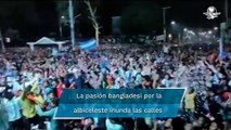 Bangladesh se llena de fanáticos argentinos y tras triunfo es una fiesta