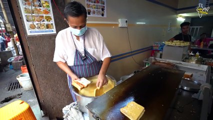 Famous Cheese Bread Besan Pudla Making In Zaveri Bazar Rs. 50_- Only l Mumbai Street Food