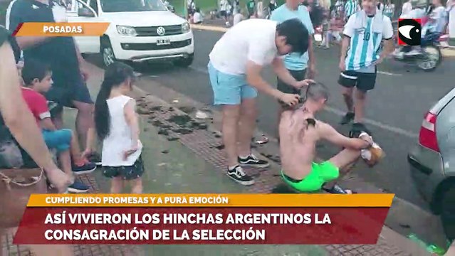 Así vivieron los hinchas argentinos la consagración de la selección