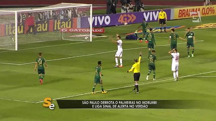 São Paulo derrota o Palmeiras no Morumbi e preocupa Verdão