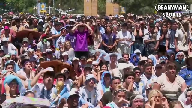 CRAZY SCENES in Buenos Aires as fans celebrate Argentina WINNING WORLD CUP