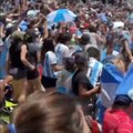 completely crazy Argentina fans reaction after dramatic win against franch