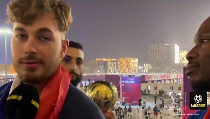 PROUD French fans react as they lose World Cup Final on penalties to Argentina!