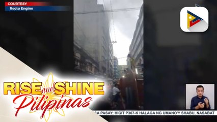 Commercial building sa Divisoria, Maynila, nasunog