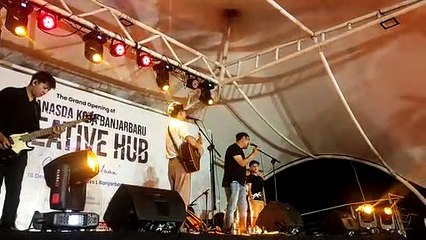 Duet Aditya-Budi Doremi Bikin Pecah Pembukaan Dekranasda Banjarbaru Creative Hub