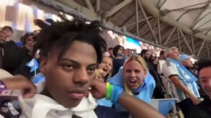 iShowSpeed takes off France shirt kkkk