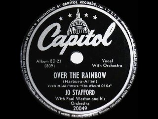 1945 Jo Stafford Over The Rainbow_