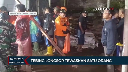 Download Video: Tebing Longsor Tewaskan Satu Orang