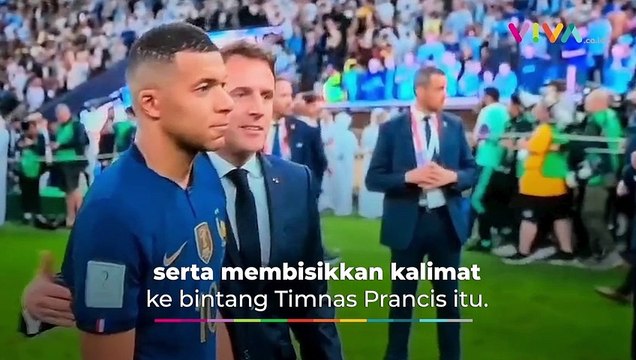 Bisikan Macron ke Mbappe Usai Prancis Gagal Juara