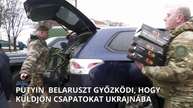 Vlagyimir Putyin a belarusz elnökkel Aljakszandr Lukasenkával tárgyal