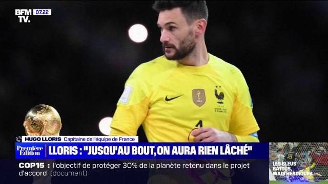 On aura tout donné jusqu'au bout : la réaction d'Hugo Lloris après la défaite des Bleus face à l'Argentine