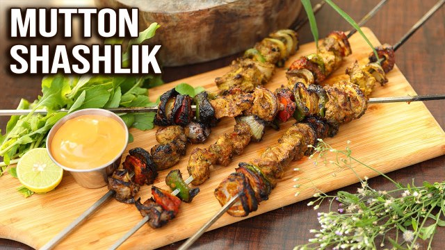 Mutton Shashlik Recipe | Easy Mutton Starter By Varun | Recipes for Barbecue Party | Get Curried