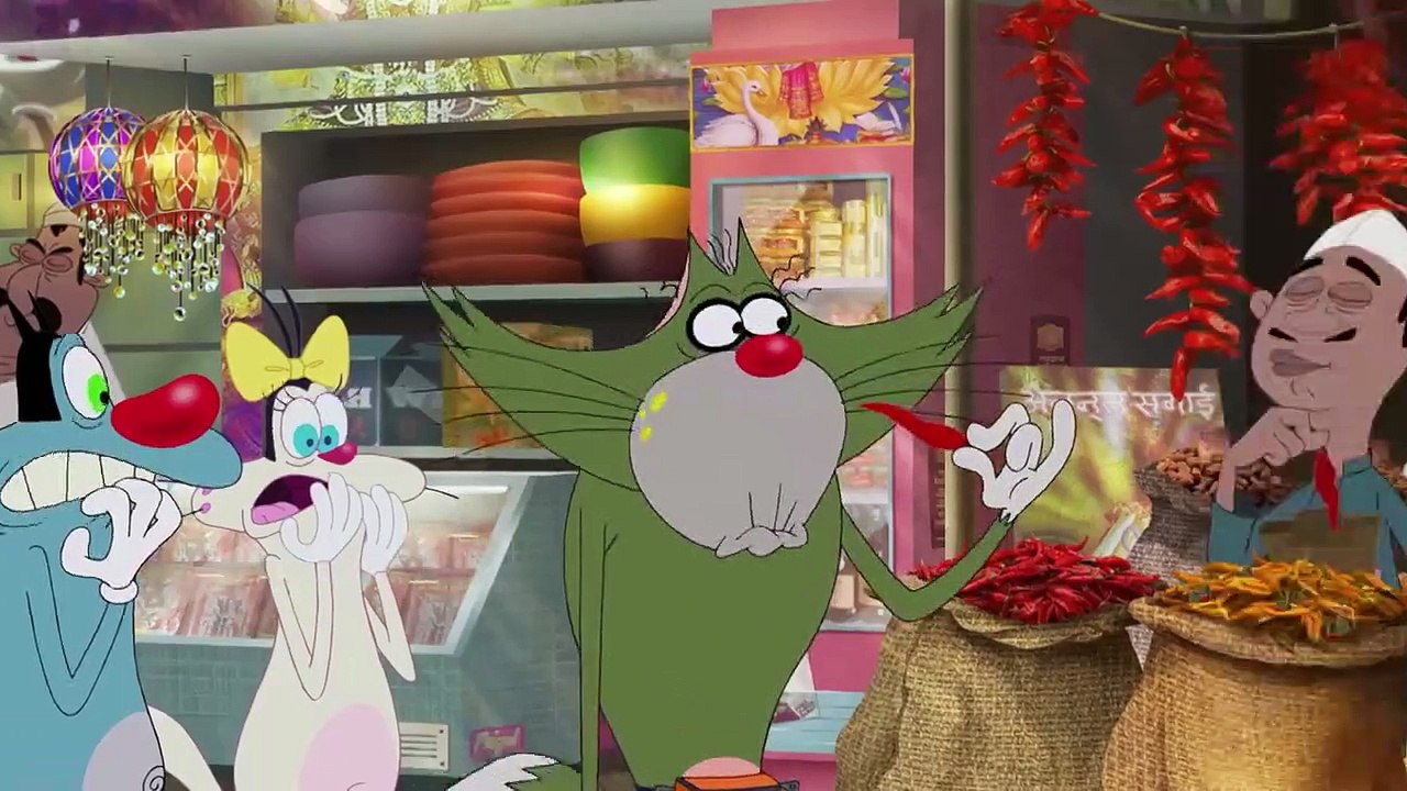 Oggy and the Cockroaches  FOOD ONLY  Hindi Cartoons for Kids