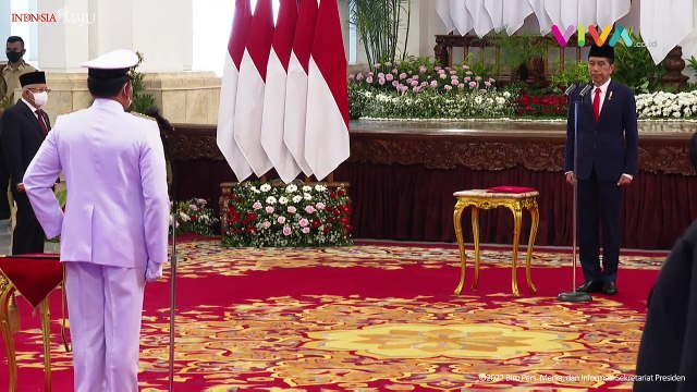 Sah! Jokowi Lantik Yudo Margono Jadi Panglima TNI Baru