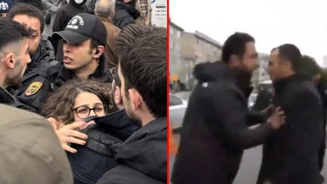 İzinsiz gösteride polis HDP'li isme tokat attı, Valilik'ten açıklama geldi! Tansiyonu yükselten 3 kelimelik hakaret olmuş