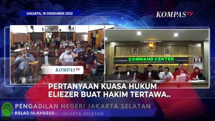 Ini Pertanyaan Kuasa Hukum Eliezer yang Bikin Ngakak Hakim Hingga Sambo
