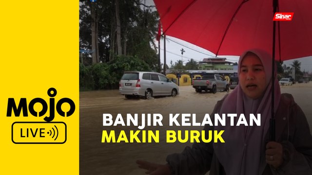 Laluan utama di Kota Bharu-Kuala Krai mula dinaiki air