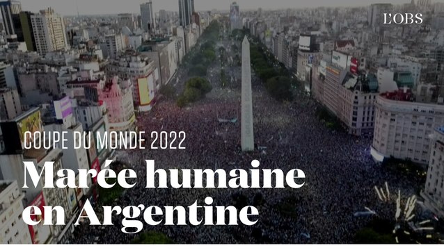 L'Argentine fête sa victoire à la Coupe du Monde 2022 dans les rues de Buenos Aires
