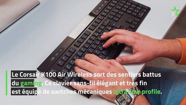 Test Corsair K100 Air Wireless : un excellent clavier mécanique ultrafin qui casse les codes