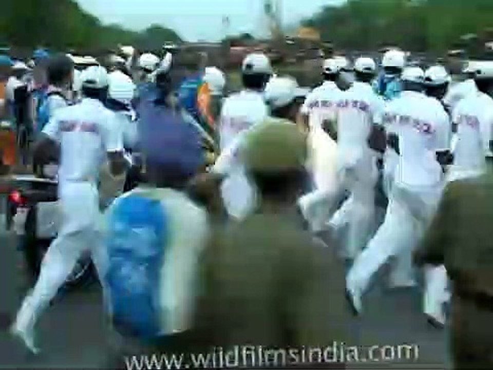 Olympic Flame at India Gate