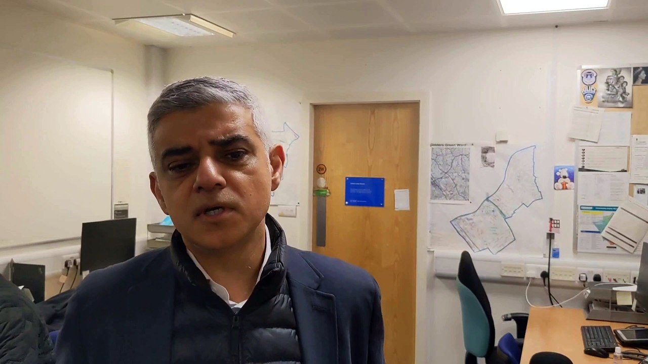 Mayor of London, Sadiq Khan on knife crime coming up to the festive period