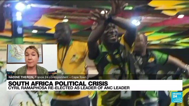 Ramaphosa re-elected as leader of South Africa's ruling party